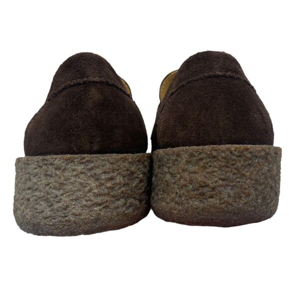Vinny's Yardee Creeper Loafer Crepe Sole Brown Suede Size 38 Men's - Picture 4 of 8